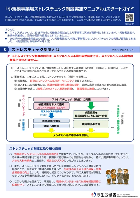 厚生労働省「スタートガイド（令和8年3月）」の表紙